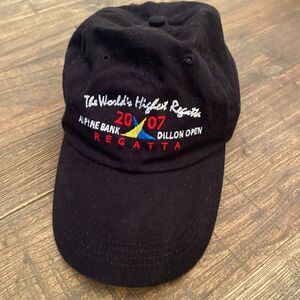 The World's Highest Regatta 2007 Dillon Lake Colorado Baseball Cap Hat OS Black